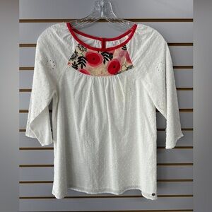 Matilda Jane Snow‎ Angel Top | NWT | Girls Size 14 | White Swiss Dot | Cotton
